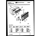 Kelvinator MH205F1QA cabinet parts diagram