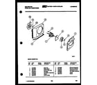Kelvinator MH205F1QA air handling parts diagram