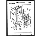 Kelvinator MH110D1UA cabinet and installation parts diagram