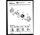 Kelvinator MH110D1UA air handling parts diagram
