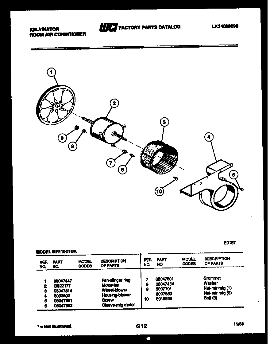 Air handling parts