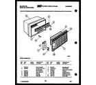 Kelvinator MH206F1QA cabinet parts diagram