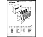 Kelvinator M208F1EA cabinet parts diagram