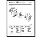 Kelvinator M208F1EA air handling parts diagram
