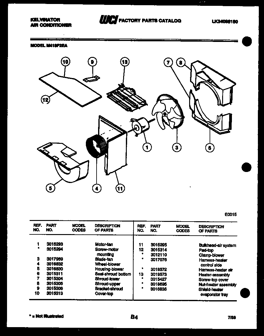 Air handling parts