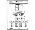 Kelvinator M418F2EA cabinet and installation parts diagram