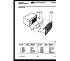 Kelvinator S204F1SA cabinet parts diagram