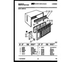 Kelvinator M205F1QA cabinet parts diagram
