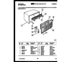 Kelvinator MH310F1QA cabinet parts diagram