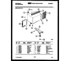 Kelvinator MH310F1QA cabinet and installation parts diagram