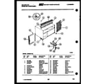 Kelvinator MH208F1QA cabinet and installation parts diagram