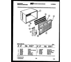 Kelvinator M208F1EA1 cabinet parts diagram