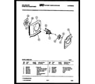 Kelvinator M208F1EA1 air handling parts diagram