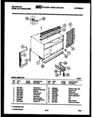 Cabinet and installation parts