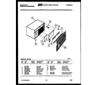 Kelvinator S208C1E2 cabinet parts diagram