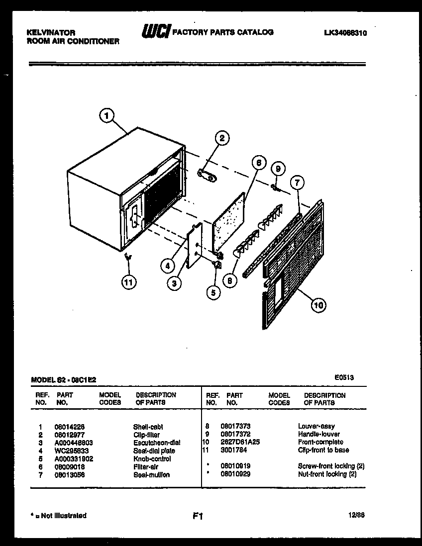 Cabinet parts