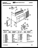 Cabinet and installation parts