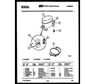 Kelvinator DHC250F1 compressor parts diagram