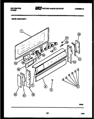 Backguard parts