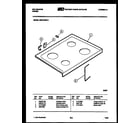 Kelvinator REP375GW1 cooktop parts diagram