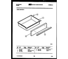 Kelvinator REP375GD1 drawer parts diagram