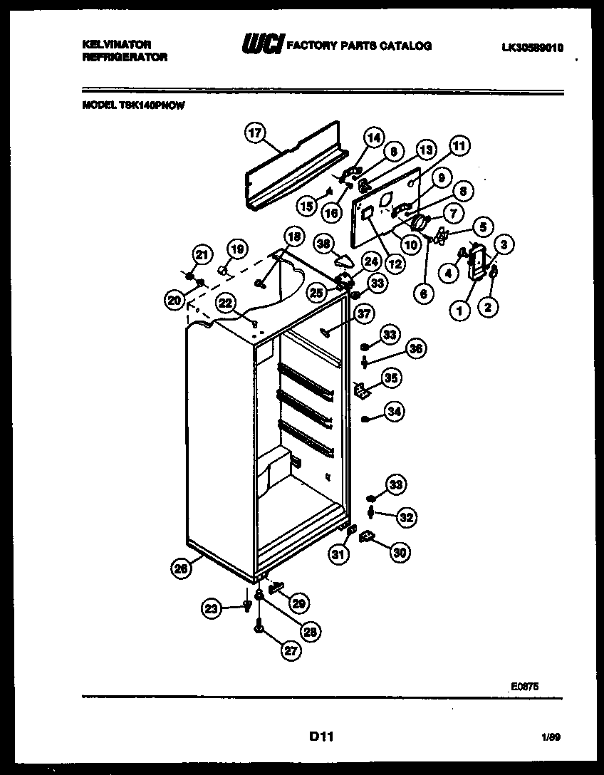 Cabinet parts
