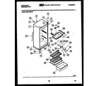 Kelvinator TAK160EN0T cabinet parts diagram