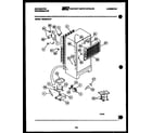 Kelvinator TAK140EN0T system and automatic defrost parts diagram