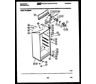 Kelvinator TPK140EN4F cabinet parts diagram
