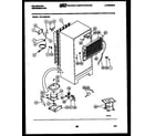 Kelvinator TPK140EN4V system and automatic defrost parts diagram
