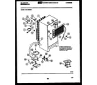 Kelvinator TAK180EN0F system and automatic defrost parts diagram
