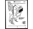 Kelvinator TPK160PN2D system and automatic defrost parts diagram