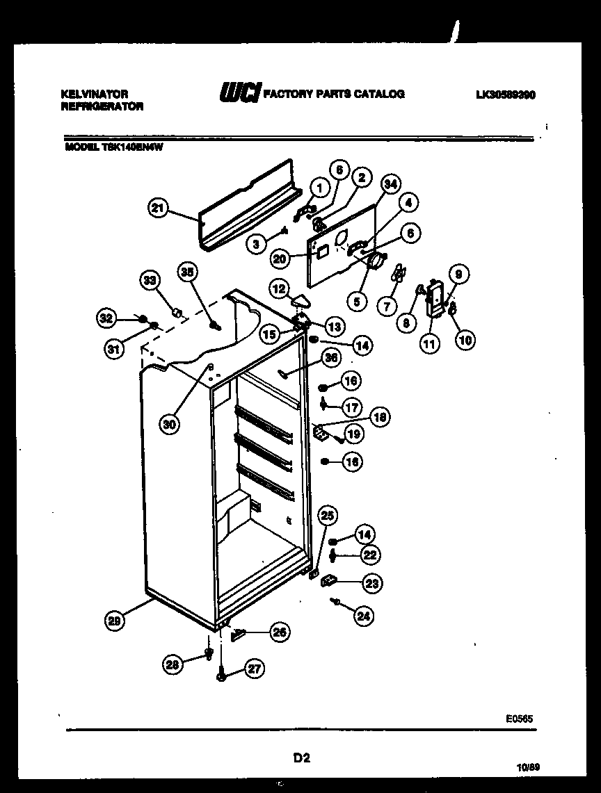 Cabinet parts
