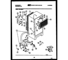 Kelvinator TSK140EN4D system and automatic defrost parts diagram