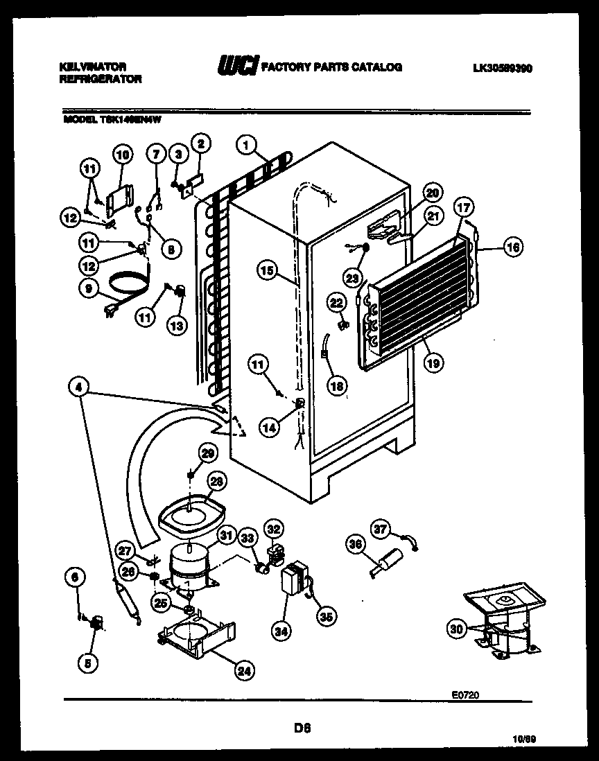 System and automatic defrost parts
