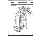 Kelvinator TAK170GN0F cabinet parts diagram