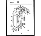 Kelvinator TAK190GN0T cabinet parts diagram