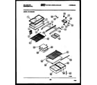 Kelvinator TAK190GN0F shelves and supports diagram