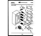 Kelvinator FAK190GN0T shelves and supports diagram