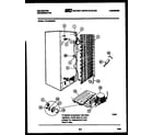Kelvinator FAK190GN0D system and automatic defrost parts diagram