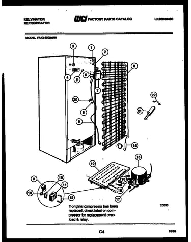 System and automatic defrost parts