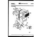 Kelvinator TSI206EN2D system and automatic defrost parts diagram