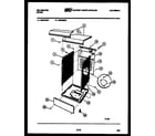 Kelvinator DEC320A2D cabinet parts diagram