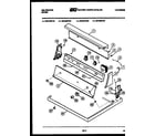 Kelvinator DEA501F2D console and control parts diagram