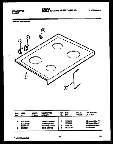 Cooktop parts