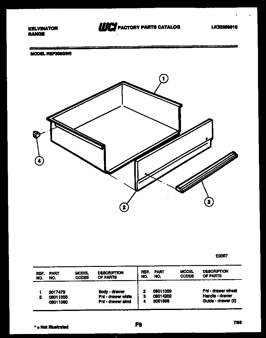 DRAWER PARTS