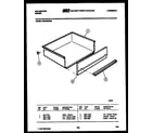 Kelvinator REP305GD0 drawer parts diagram