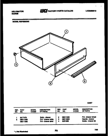 Drawer parts