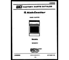 Kelvinator REC305CF1 cover diagram
