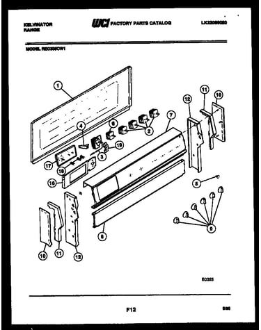 Backguard parts